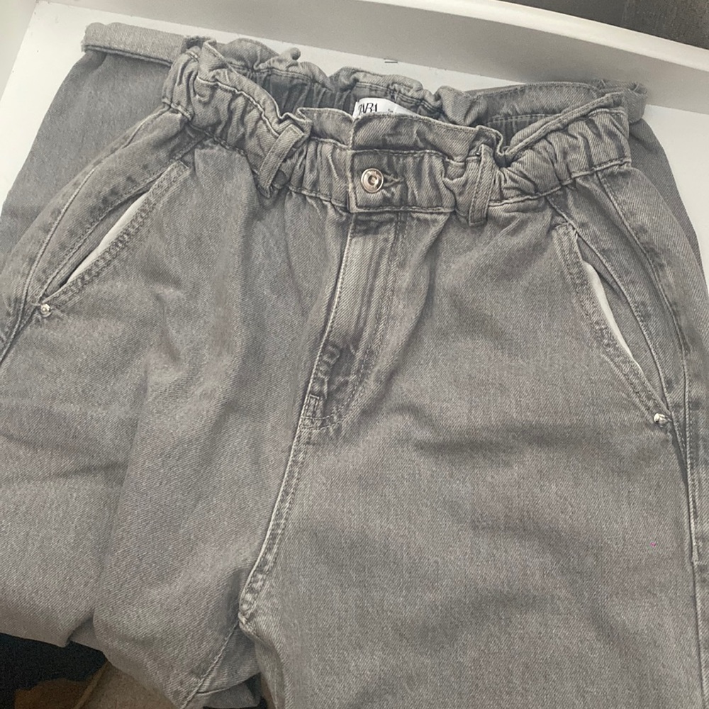 Zara Acid Wash Boyfriend Jeans